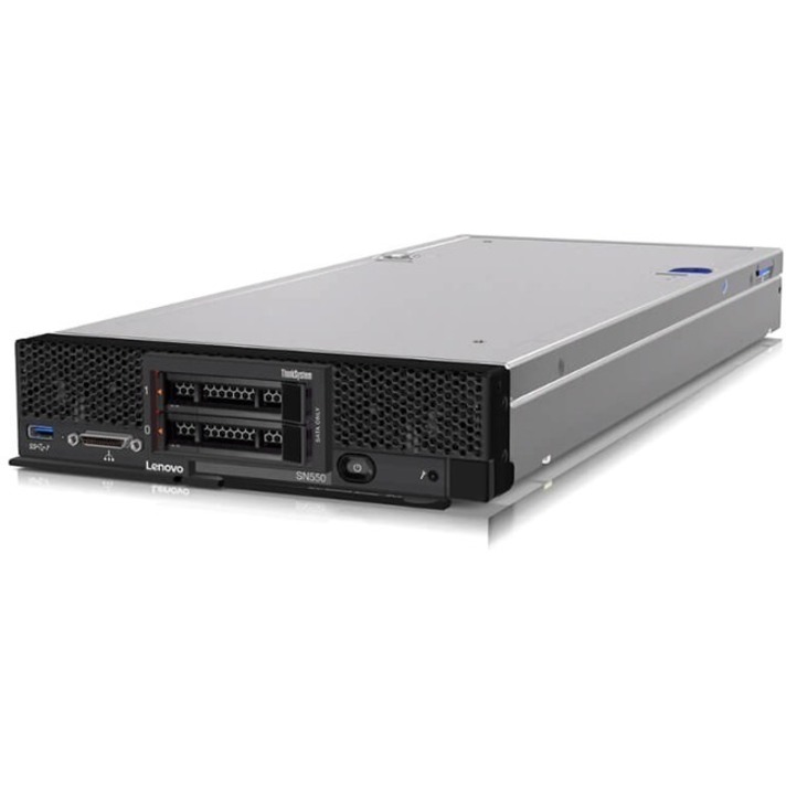 Lenovo ThinkSystem SN550 7X16A07PNA Blade Server - 1 Xeon Gold 6230 2.10 GHz - 64 GB RAM - Serial ATA/600, Serial Attached SCSI (SAS) Controller - Thumbnail 4