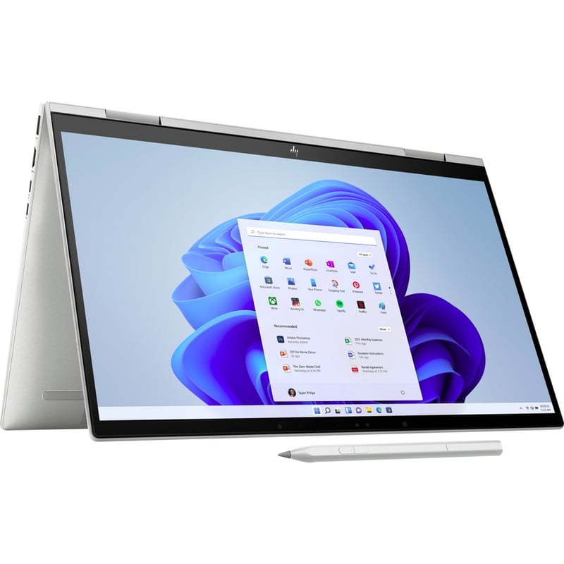 HP ENVY x360 15-es2010nr 15.6" Touchscreen Convertible 2 in 1 Notebook - Full HD - Intel Core i7 i7-1260P - 8 GB - 512 GB SSD - English Keyboard - Natural Silver - Thumbnail 3