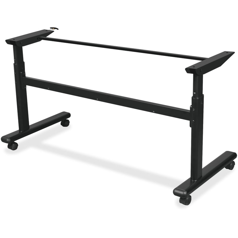 MooreCo Height-adjustable Sit/Stand Flipper Table - Thumbnail 1