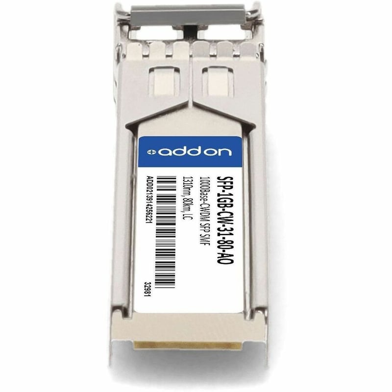 AddOn MSA and TAA 1000Base-CWDM SFP Transceiver (SMF, 1310nm, 80km, LC, DOM) - Thumbnail 4