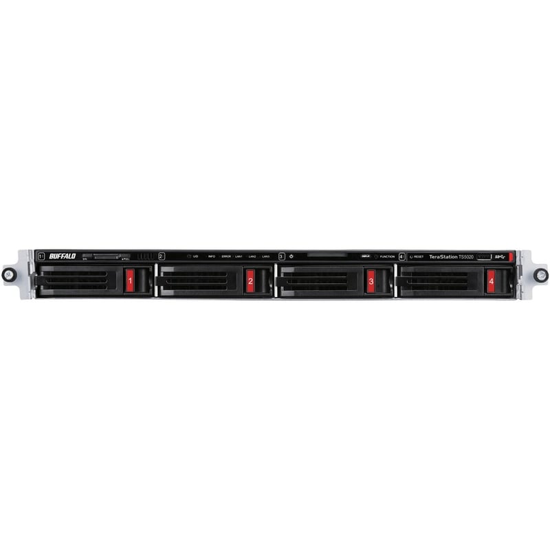 BUFFALO TeraStation 5420 4-Bay 48TB (4x12TB) Business Rackmount NAS Storage Hard Drives Included - Thumbnail 4