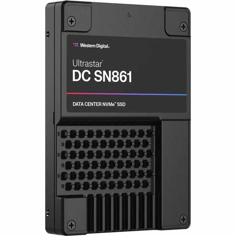 Western Digital Ultrastar DC SN861 0TS2537 1.60 TB Solid State Drive - 2.5" Internal - U.2 (PCI Express 5.0 x4) - Mixed Workload - Thumbnail 3