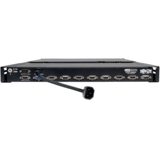 Tripp Lite by Eaton NetController 8-Port 1U Rack-Mount Console KVM Switch with 19-in. LCD - Thumbnail 4