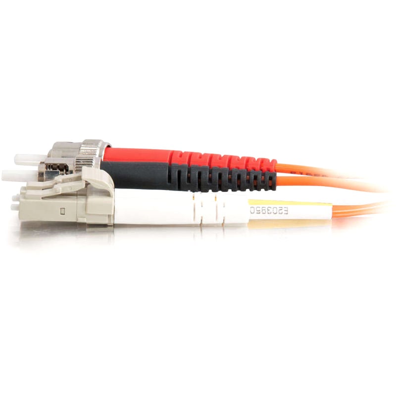 2M FIBER OPTIC MMF LC/ST 62.5/125 DUPLEX PVC PATCH CORD - Thumbnail 4