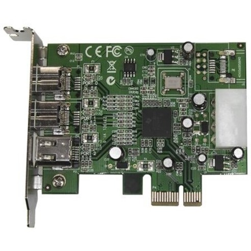 StarTech.com 3 Port 2b 1a LP 1394 PCI Express FireWire Card - Thumbnail 3