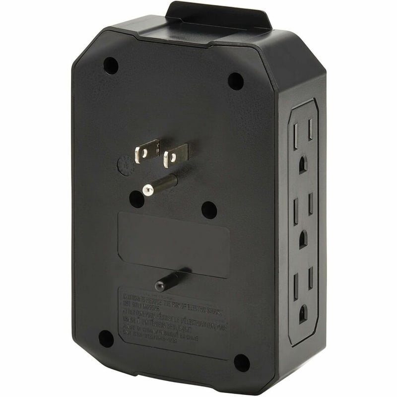 Tripp Lite by Eaton Protect It! 6-Outlet Surge Protector - 5-15R Outlets, 2 USB Ports, 5-15P Direct Plug-In, 490 Joules, Black - Thumbnail 5