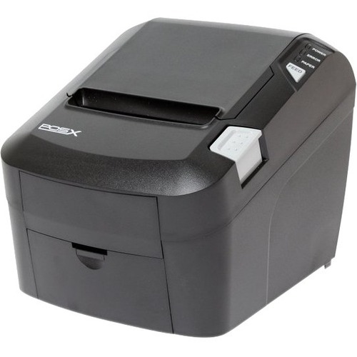 POS-X EVO Green 911LB480200J33 Thermal Transfer Printer - Monochrome - Wall Mount - Receipt Print - Ethernet - USB - Serial - With Cutter - Black - Thumbnail 1
