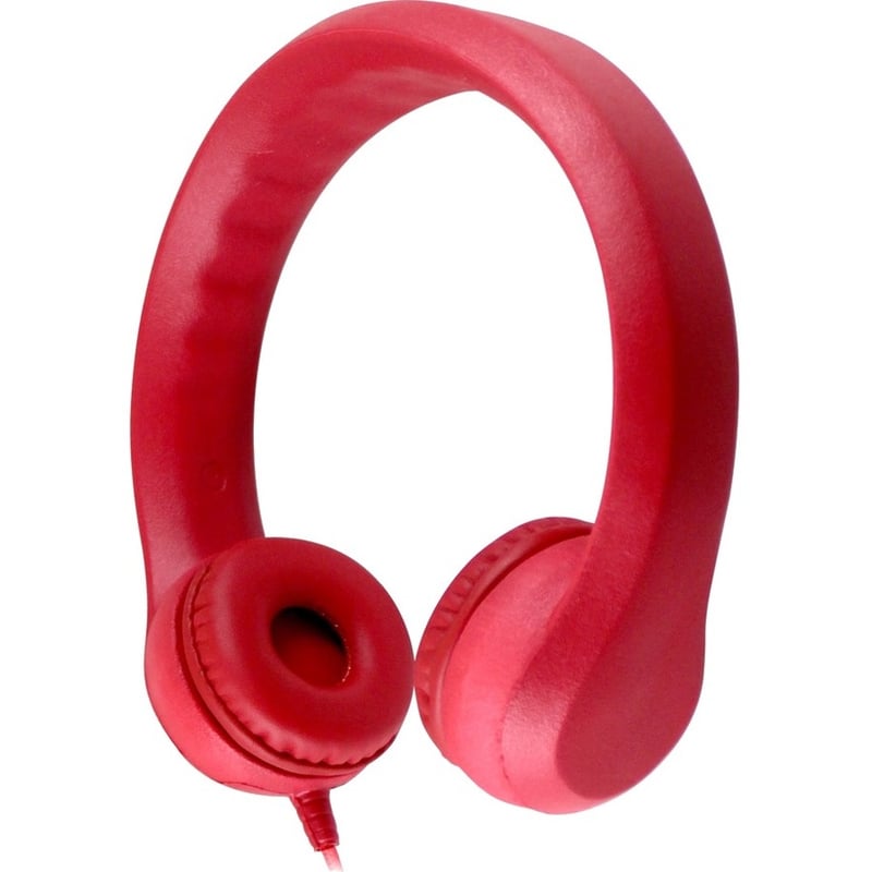 FLEX-PHONES VIRTUALLY INDESTRUCTIBLE FOAM HEADPHONES RED - KIDS-RED - HEADSET - Thumbnail 1