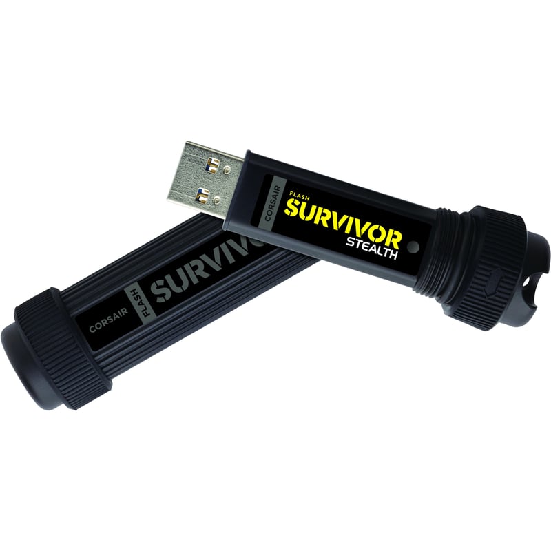 Corsair Flash Survivor Stealth 256GB USB 3.0 Flash Drive - Thumbnail 1