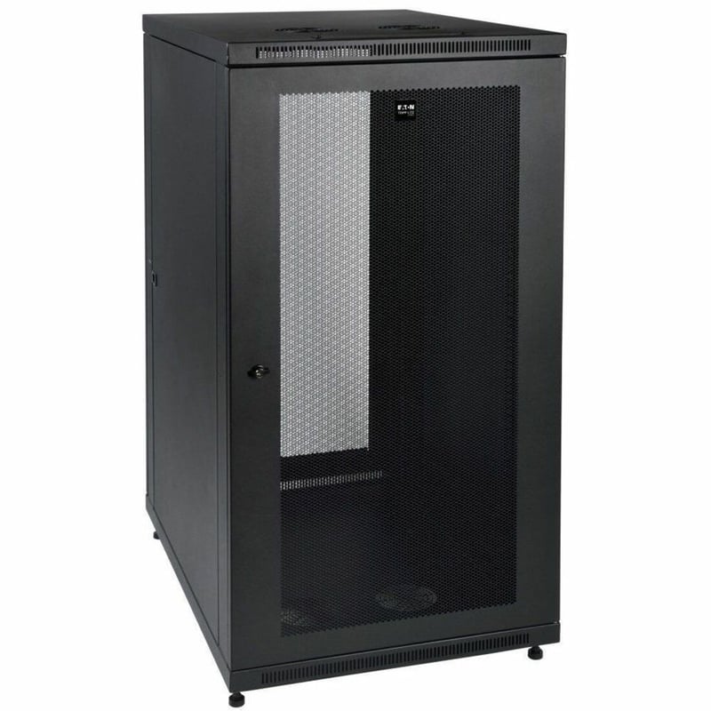 Tripp Lite by Eaton 24U Rack Enclosure Server Cabinet 33" Deep w/ Doors & Sides - Thumbnail 1