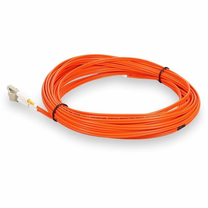 AddOn 5m LC to LC Orange OM2 Duplex OFNR (Riser-Rated) TAA Fiber Patch Cable - Thumbnail 3