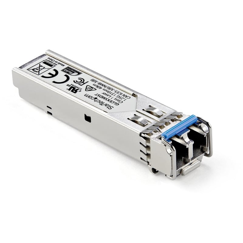 StarTech.com Cisco GLC-EX-SMD Compatible SFP Module - 1000BASE-EX - 1GE Gigabit Ethernet SFP 1GbE Single Mode Fiber SMF Optic Transceiver - Thumbnail 2