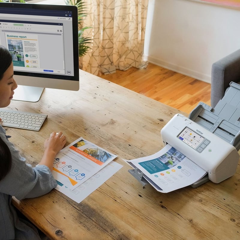 BROTHER ADS-4700W PROFESSIONAL DESKTOP SCANNER - Thumbnail 4