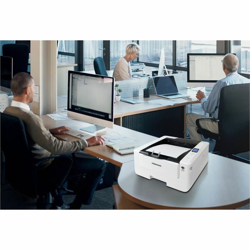 VISIONEER P45DN 220V TAA PRINT 45 PPM DUPLEX NETWORK MONO PRINTER - Thumbnail 3