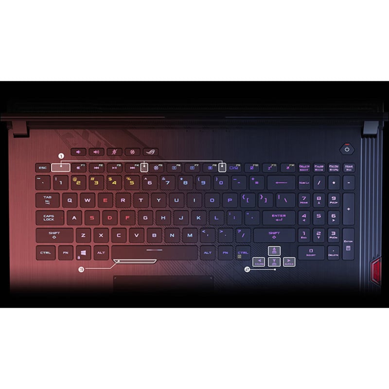 Asus ROG Strix Hero III G731 G731GW-DB76 17.3" Gaming Notebook - Intel Core i7 9th Gen i7-9750H - 16 GB - 512 GB SSD - Thumbnail 5