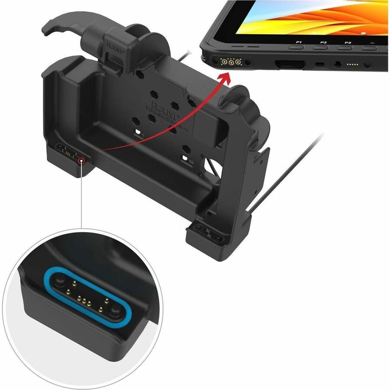 RAM Mounts POWERED Dock for Zebra ET6x - Thumbnail 3