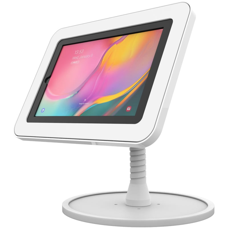 The Joy Factory Elevate II Flex Countertop Kiosk for Galaxy Tab A 10.1 (2019) (White) - Thumbnail 4