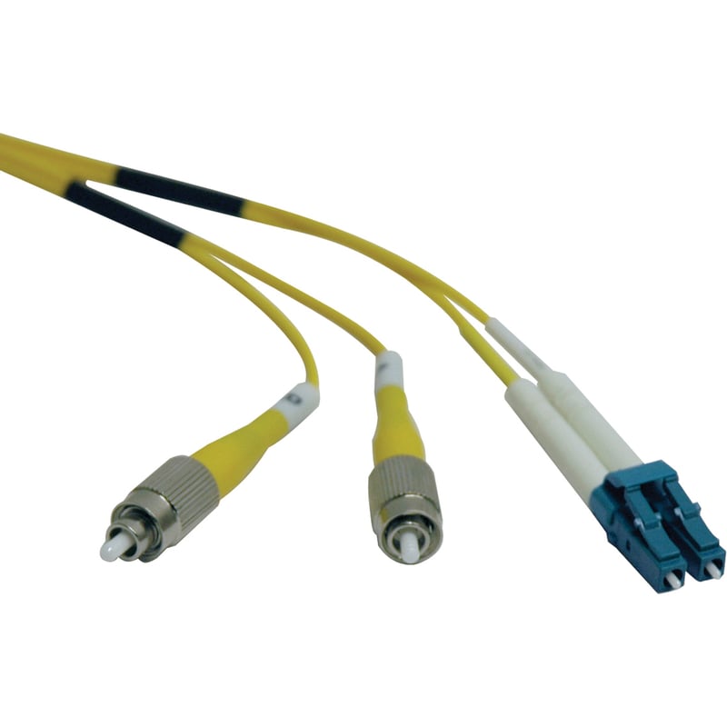 Tripp Lite by Eaton 2M Duplex Singlemode 9/125 Fiber Optic Patch Cable LC/FC 6' 6ft 2 Meter