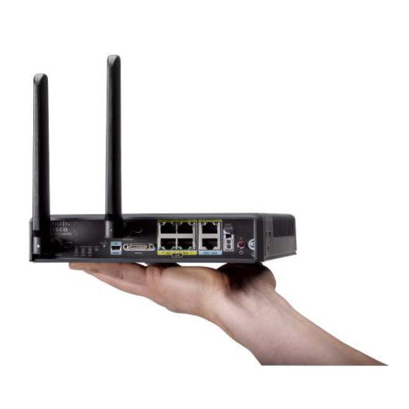 Cisco C819HWD Wi-Fi 4 IEEE 802.11n  Wireless Integrated Services Router - Thumbnail 2