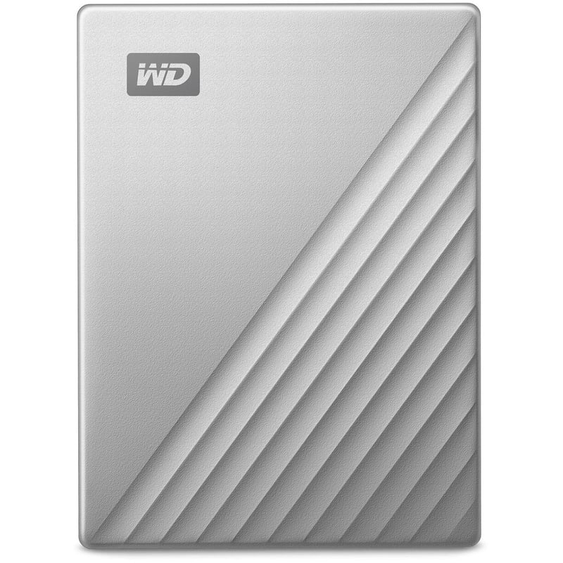 WD My Passport Ultra WDBKYJ0020BSL 2 TB Portable Hard Drive - External - Silver - Thumbnail 1