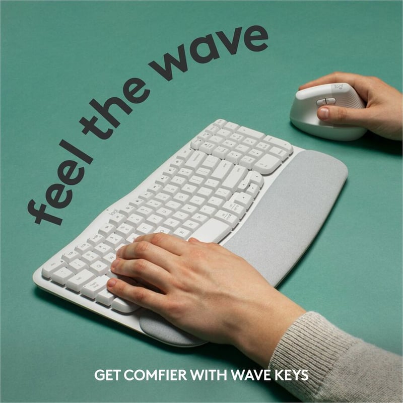 Logitech Wave Keys Keyboard - Thumbnail 2