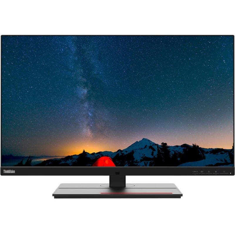 Lenovo ThinkVision P27u-20 27" Class Webcam 4K UHD LCD Monitor - 16:9 - Raven Black - Thumbnail 5