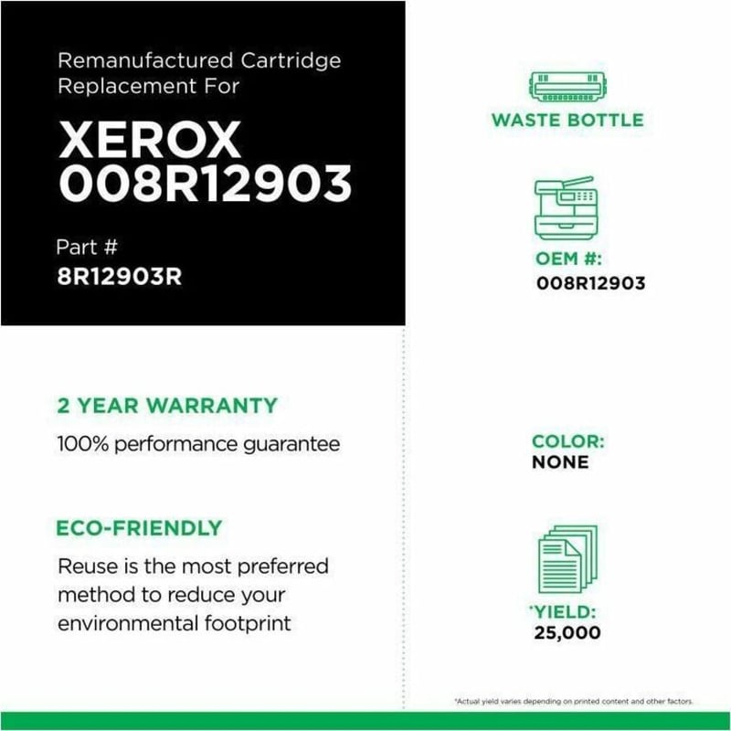 Clover Imaging Remanufactured Waste Container for Xerox 008R12903 - Thumbnail 3