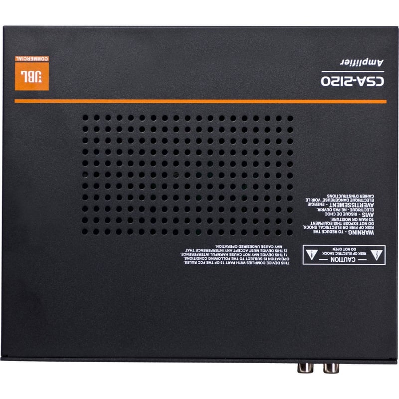 JBL Commercial CSA2120 Amplifier - 240 W RMS - 2 Channel - Black - Thumbnail 3