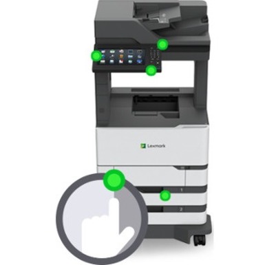 Lexmark MX826ade Laser Multifunction Printer - Monochrome - Thumbnail 3