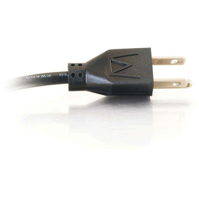 C2G 2ft 16 AWG Outlet Saver Power Extension Cord (NEMA 5-15P to NEMA 5-15R) - Thumbnail 4