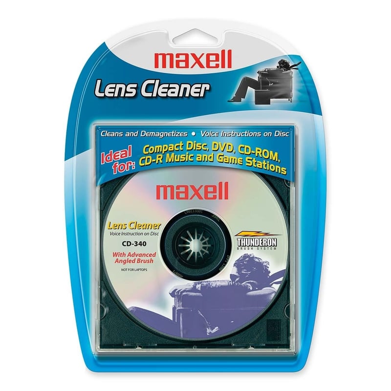 Maxell CD-340 CD Lens Cleaner - Thumbnail 1