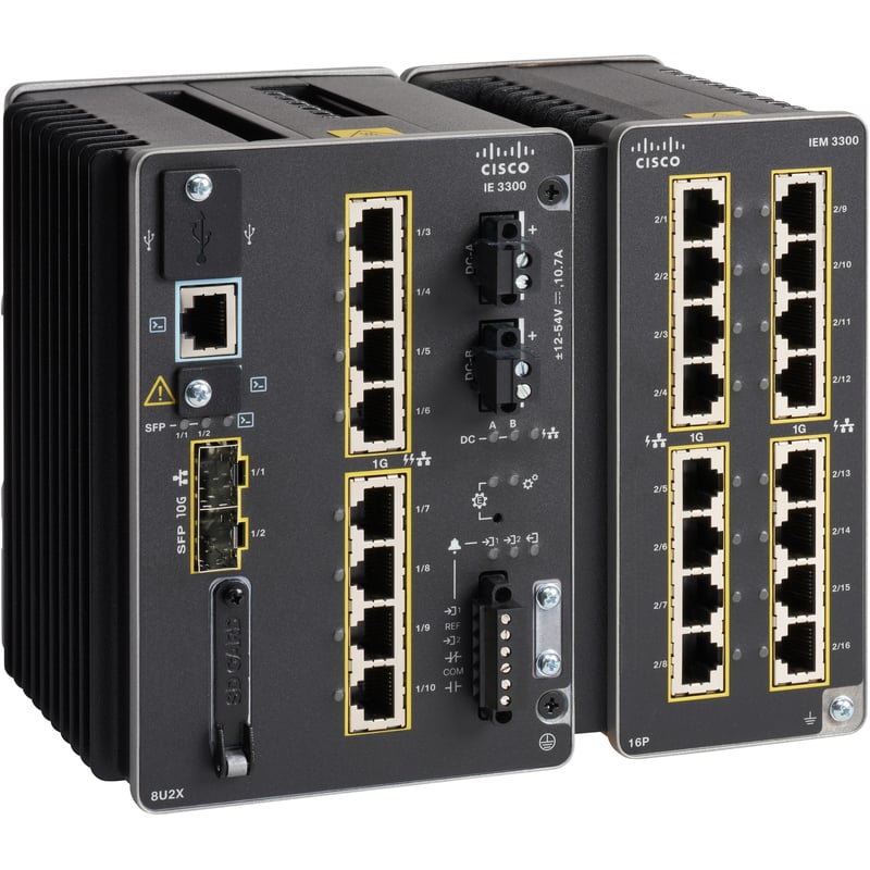 Cisco Catalyst IE-3300-8U2X Ethernet Switch - Thumbnail 1