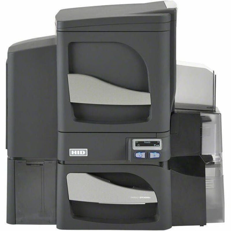 Fargo DTC4500E Single Sided Desktop Dye Sublimation/Thermal Transfer Printer - Color - Card Print - USB - Thumbnail 3