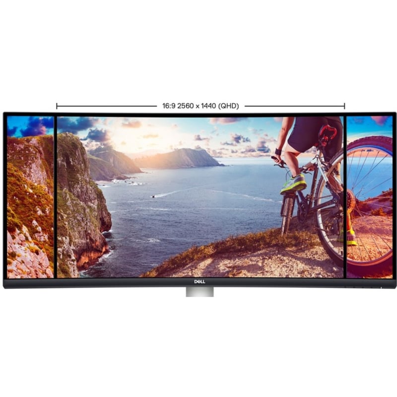 Dell S3422DW 34" Class Curved Screen LCD Monitor - Thumbnail 3