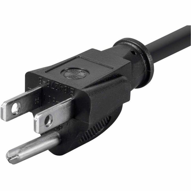 POWER CBLE W/3 CONDUCT PC PWR SOCKET 3FT - Thumbnail 3