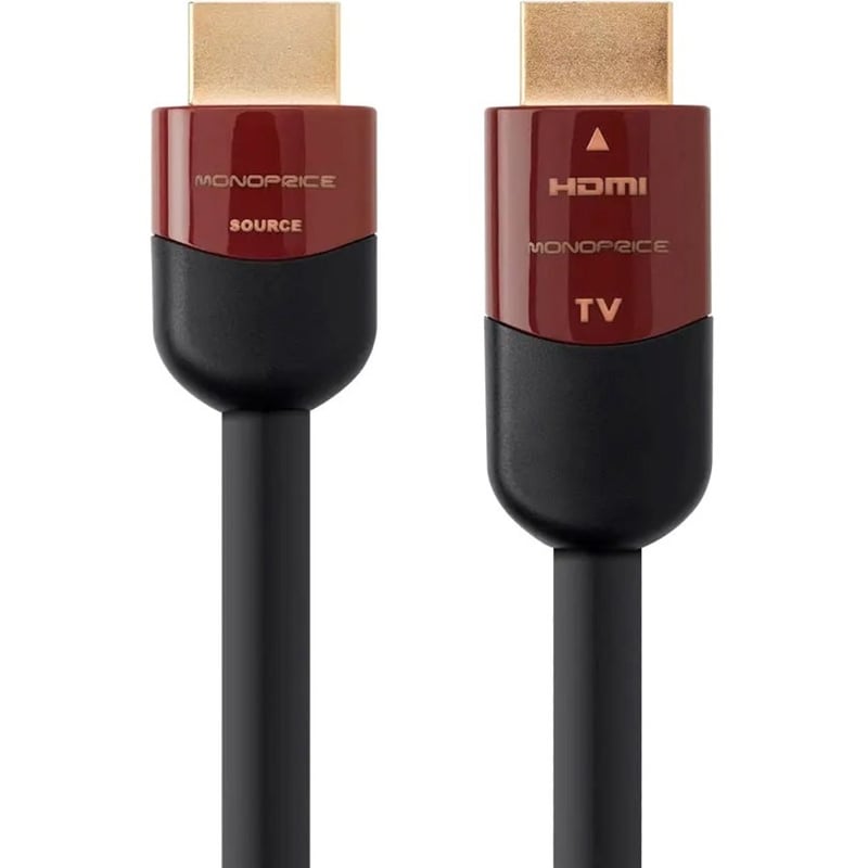 MONOPRICE 12962 4K HIGH SPEED HDMI CABLE - 4K@60HZ, 18GBPS, HDR, CL2 IN-WALL RAT - Thumbnail 1