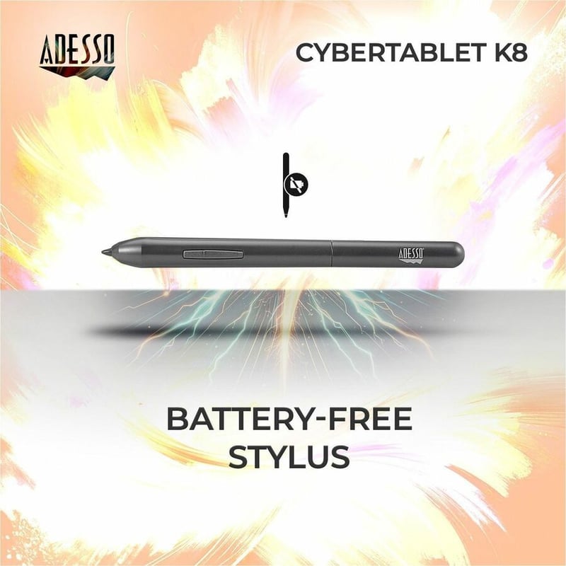 Adesso 8" x 5" Graphic Tablet - Thumbnail 3