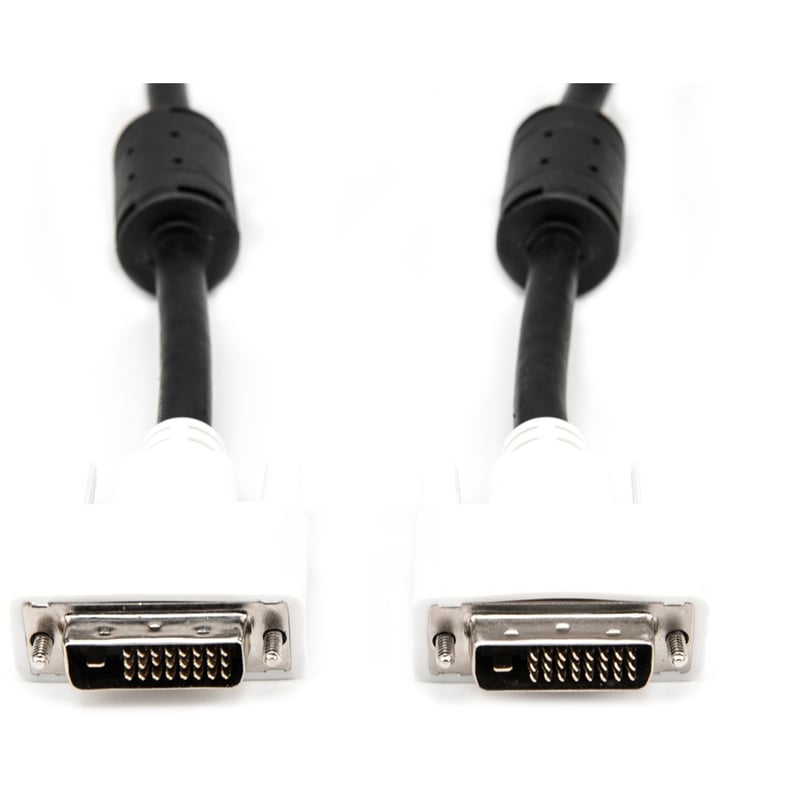 Rocstor Premium 10ft DVI-D Dual Link Monitor Extension Cable - M/F - DVI-D Male - DVI-D Female Video - 10ft - Black 25 Pin Cable M/F - Thumbnail 1