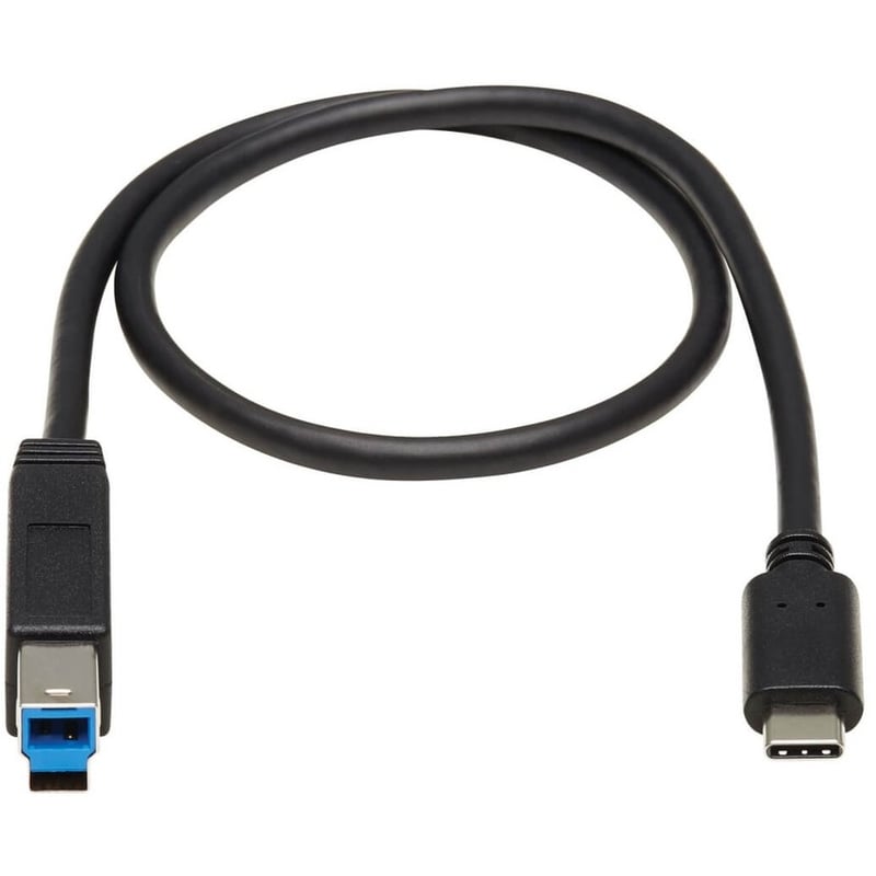 Eaton Tripp Lite Series USB-C to USB-B Cable (M/M) - USB 3.2, Gen 2 (10 Gbps), Thunderbolt 3 Compatible, 20-in. (50.8 cm) - Thumbnail 2
