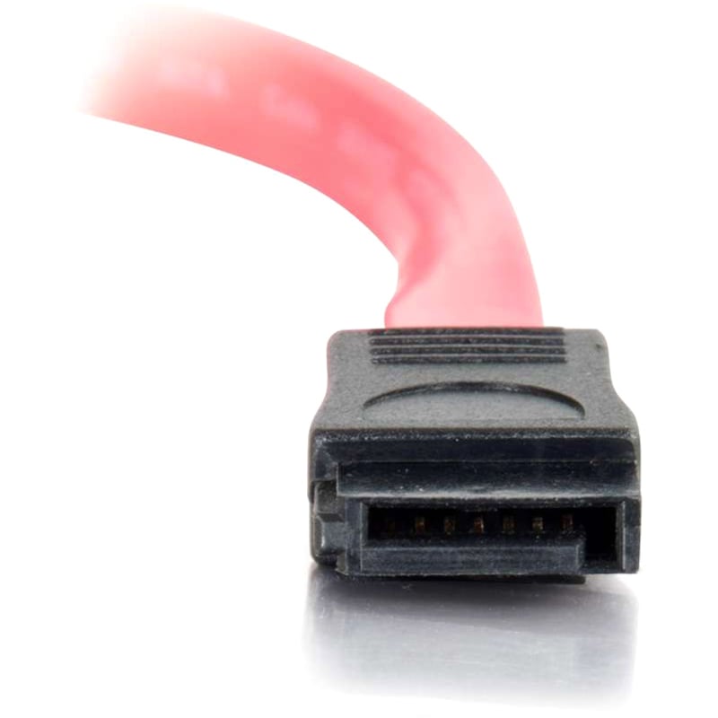 C2G 18in 7-pin 180 to 90 1-Device Serial ATA Cable - Thumbnail 4