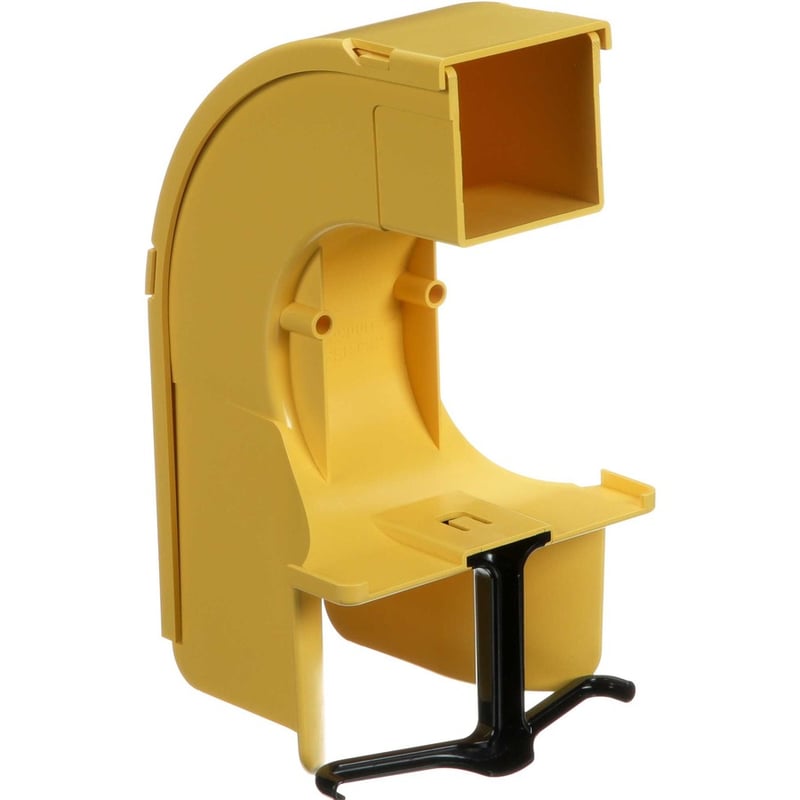 Panduit FiberRunner® Spill-Over Fitting, 2x2, Yellow - Thumbnail 3