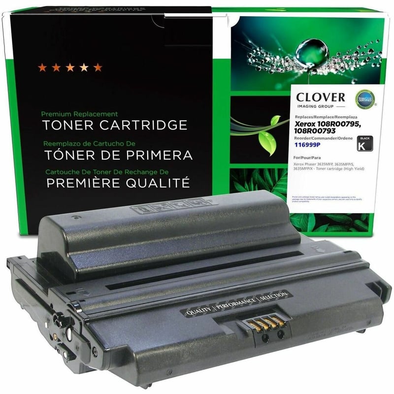 Clover Imaging Remanufactured High Yield Toner Cartridge for Xerox 108R00795/108R00793 - Thumbnail 1