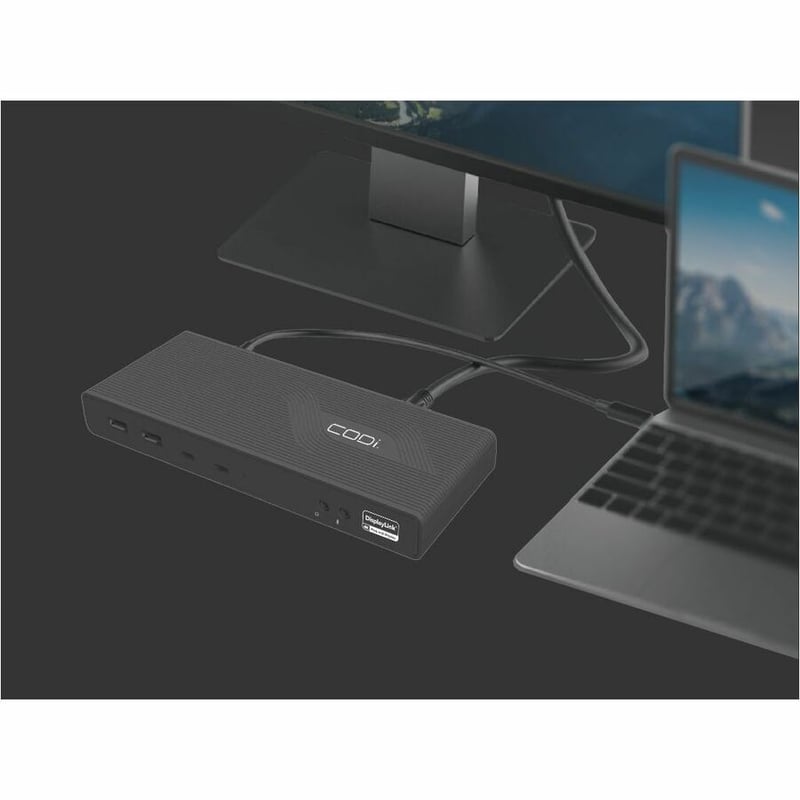 CODi Dual USB-C 4K Universal Docking Station - Thumbnail 5