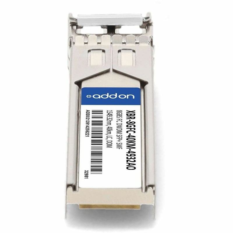 AddOn Brocade® XBR-8GFC-40KM-4932 Compatible TAA Compliant 8Gbs Fibre Channel DWDM 100GHz SFP+ Transceiver (SMF, 1549.32nm, 40km, LC, DOM) - Thumbnail 4