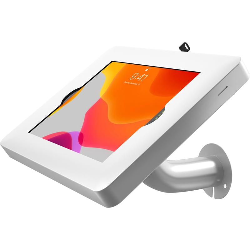 CTA Digital Premium Universal Security Enclosure with Curved Neck (White) - Thumbnail 1