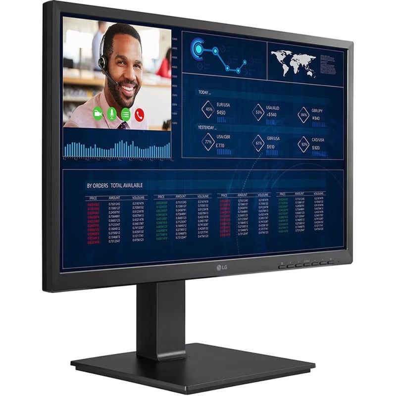 LG 24CQ651W-BP All-in-One Thin Client - Intel Pentium N6005 Quad-core (4 Core) 2 GHz - Black