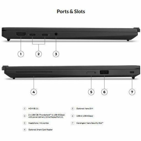 THINKPAD X13 G6 ULTRA 5 225U 3.8G 16GB 512GB SSD 13.3IN WUXGA NT - Thumbnail 5