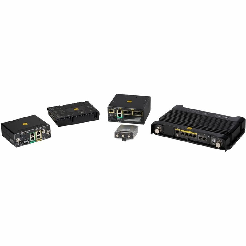 Cisco IR829 Wi-Fi 4 IEEE 802.11n Cellular Wireless Integrated Services Router - Refurbished - Thumbnail 2