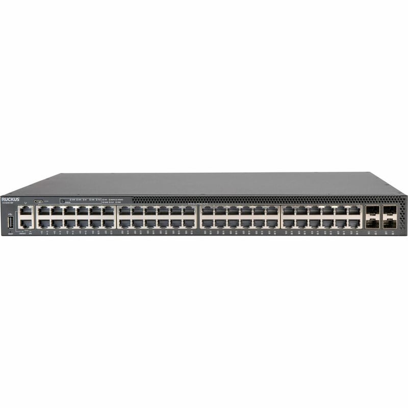 RUCKUS ICX 8200 SWITCH, 48 10/100/1000 MBPS POE+ PORTS, 4 25 GBE SFP28 STACKING/ - Thumbnail 2
