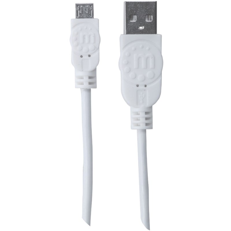 3.3 FT USB 2.0 CBL AM-MICRO BM WHT - Thumbnail 5